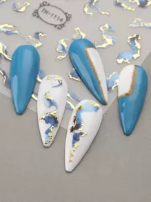 FULL BEAUTY 2 láminas de pegatinas de uñas con diseño de mármol para uñas, pegatinas de uñas para bricolaje pegatinas de uñas
pegatinas uñas
uñas pegatina
calcomanías para uñas decoración de uñas pegatinas de uñas pegatinas para uñas etiqueta engomada - Plateado - Ver 8