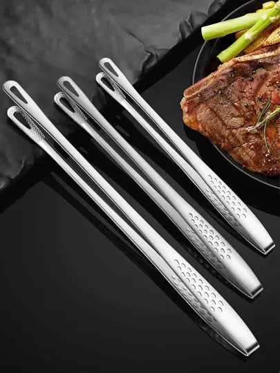 1入組不銹鋼食物夹