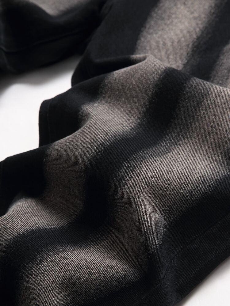 Men Washed Skinny Pocket Zipper Jeans - Multicolor - View 5