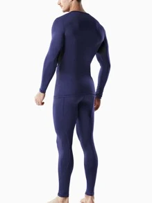 Conjunto Deportivo Con Costuras Superiores Y Manga Raglán Con Estampado Geométrico Para Hombre, Ropa De Gimnasio Para Hombre, Traje Deportivo, Chándal