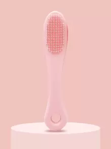 1pc Facial Cleansing Brush - Pink - View 1