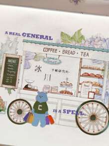 1 miếng dán đồ họa hoạt hình ngẫu nhiên - Nhiều màu - Xem 6