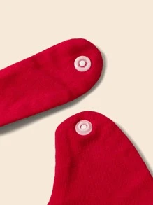 2pcs Baby Random Heart Pattern Bib - Multicolor - View 4