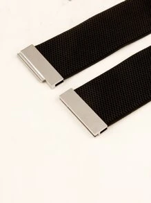 Metal Buckle Belt Halloween Summer, School Fall, Autumn, Halloween - Black - View 3