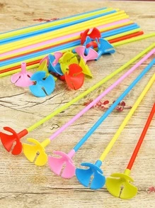 10 chiếc Cột bóng màu ngẫu nhiên & 10 chiếc Nút thắt - Nhiều màu - Xem 4