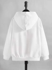 SHEIN 男孩卡通圖案連帽衫