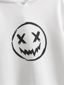 SHEIN 男孩卡通圖案連帽衫