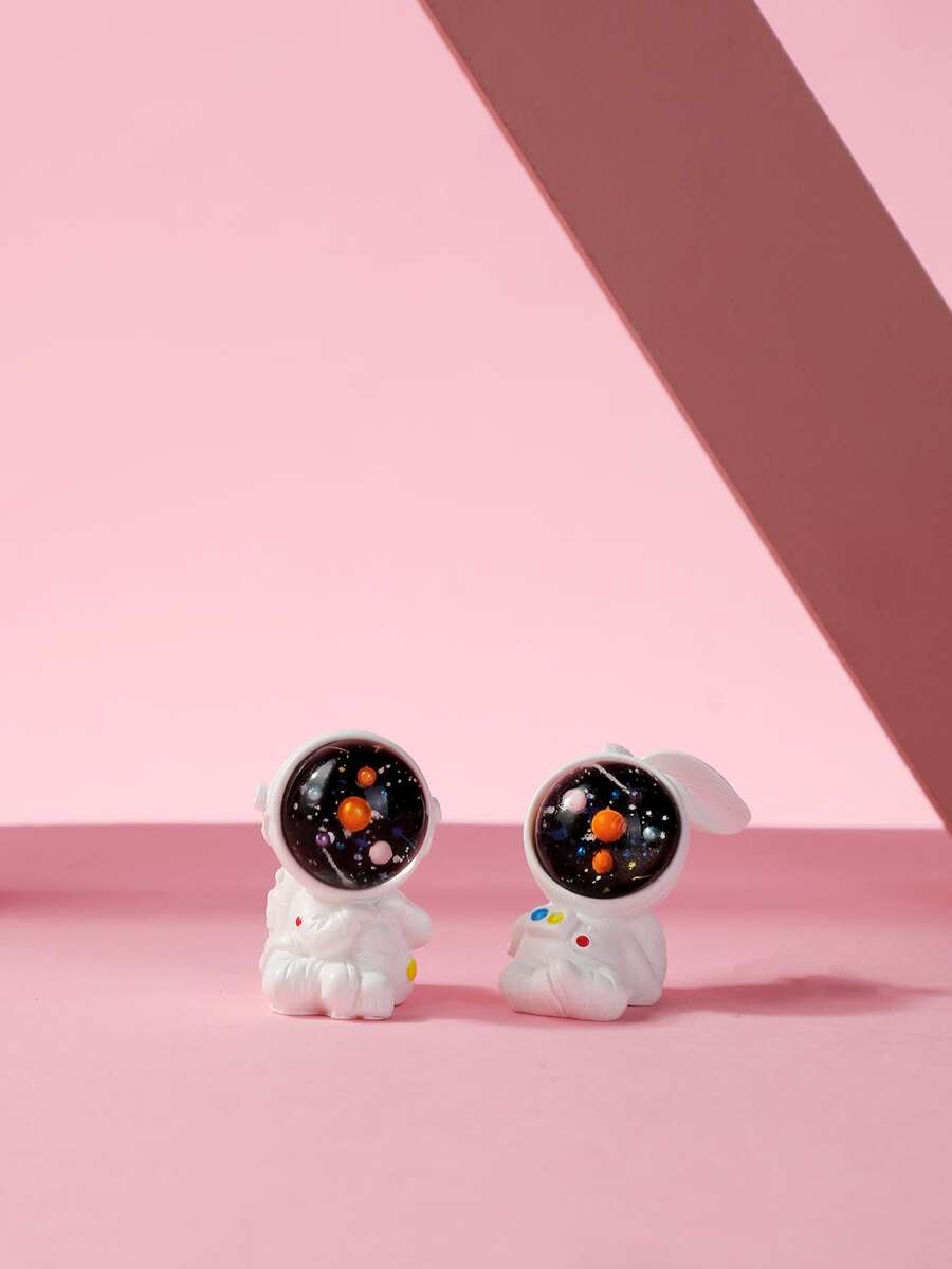 2pcs Astronaut Design Garden Ornament - Multicolor - View 1