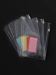 5pcs Random Color Binder Pocket