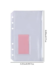 5pcs Random Color Binder Pocket