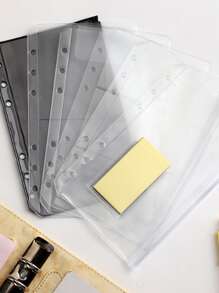 5pcs Random Color Binder Pocket