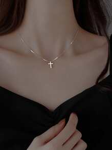十字吊墜項鍊 - 查看 3