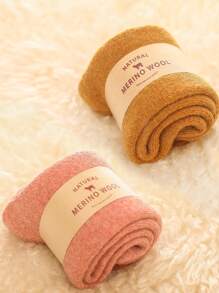 3 pares Calcetines de tripulación unicolor - Multicolor - Ver 3