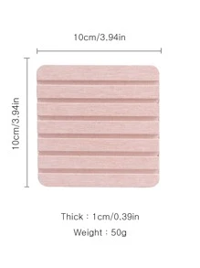 6 piezas Portavasos absorber agua de color al azar - Multicolor - Ver 2