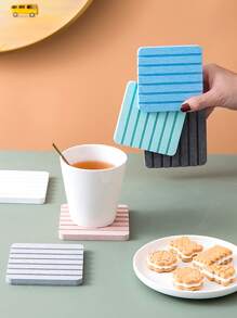 6 piezas Portavasos absorber agua de color al azar - Multicolor - Ver 7