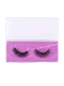 1 Pair Of Complete Eyelashes Thick Curling 14mm Fluffy Slim Fake Eyelashes Daily EXTRA Long Is Naturally Slender - Black - View 4