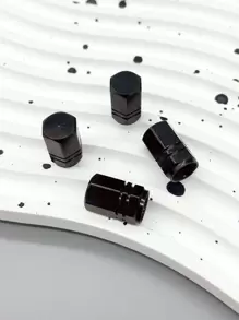 4 gói nắp van lốp ô tô - màu đen - Xem 1