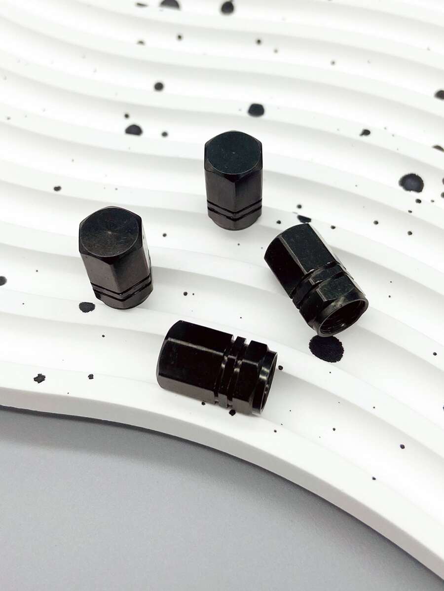 4 gói nắp van lốp ô tô - màu đen - Xem 1