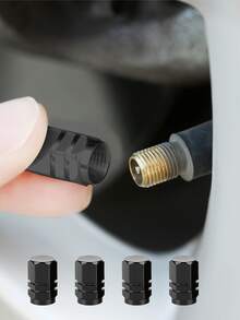 4 gói nắp van lốp ô tô - màu đen - Xem 2