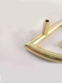 2入組鋅合金櫥櫃拉手家用極簡鏤空抽屜拉手 - 黃色 - 查看 3