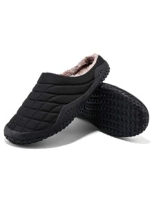 Zapatillas De Estar En Casa Para Hombres - Negro - Ver 2
