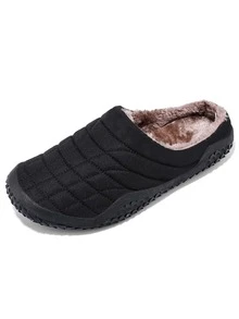 Zapatillas De Estar En Casa Para Hombres - Negro - Ver 3