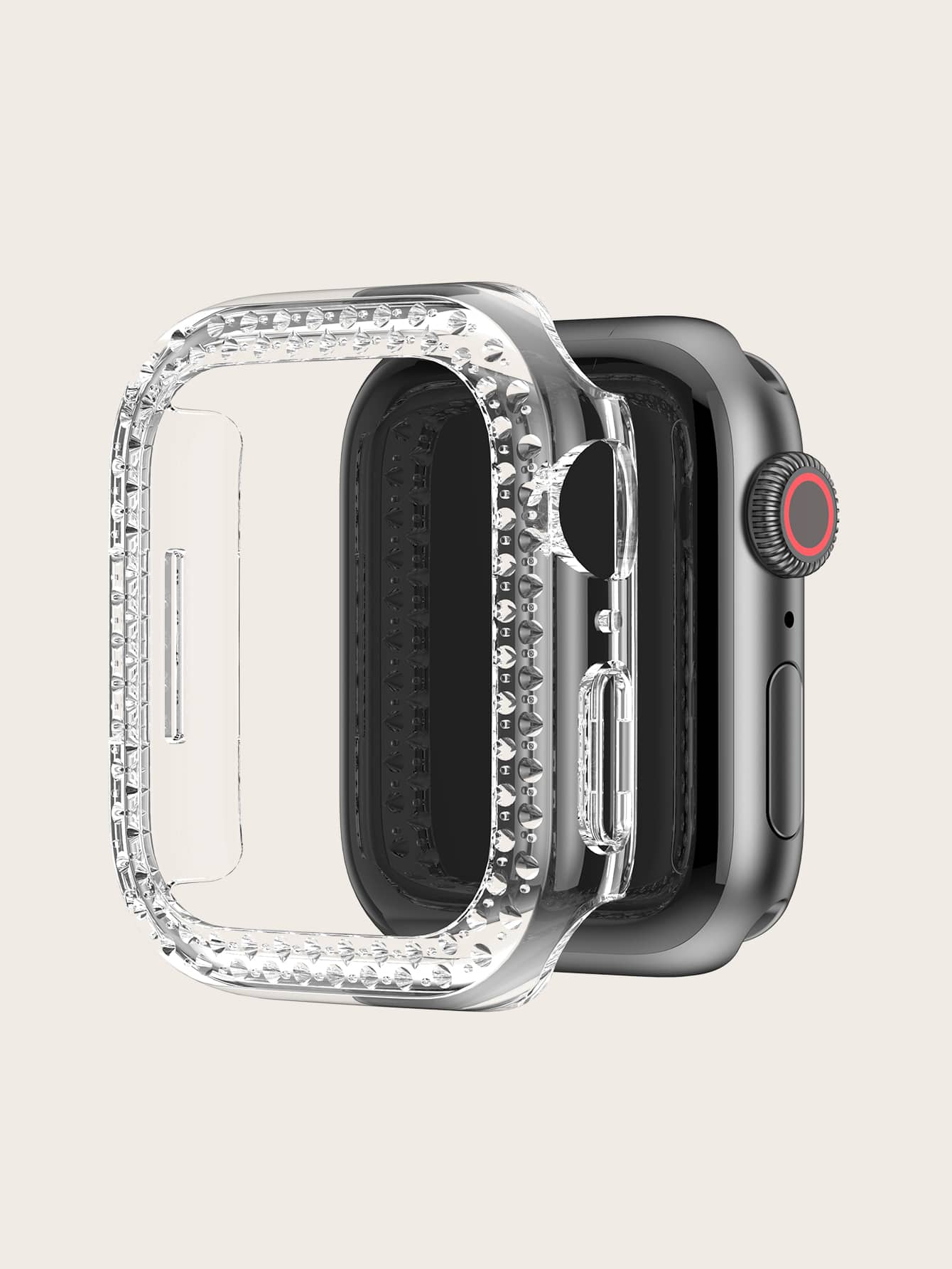 Vỏ trong tương thích với Apple Watch - Trong sáng - Xem 1