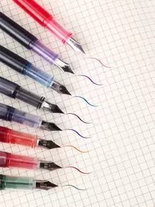 8 支中东风格彩色圆珠笔，大容量，适合考试、绘画、日记