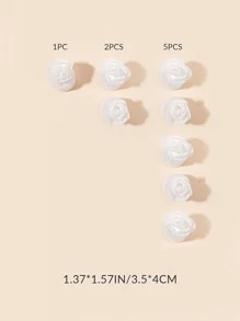 1 pieza Luz de la decoración con diseño de flor - Amarillo - Ver 2