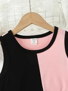 Bộ hai mảnh Gái Tương phản ràng buộc Khối Màu Giải trí - Nhiều màu - Xem 3