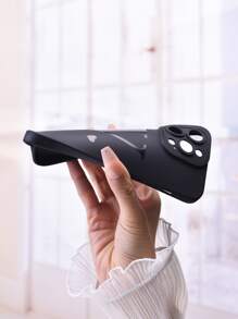 1 pieza Funda para móvil con estampado de corazón y letra - Multicolor - Ver 4