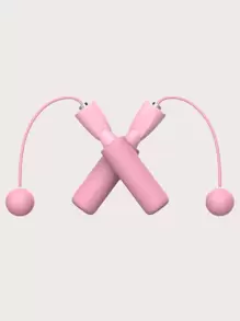 2 piezas Comba liso sin cable - Rosa - Ver 1