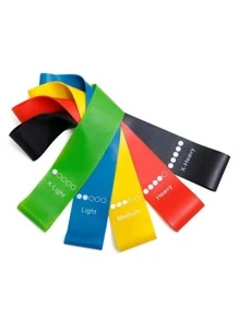 5pcs Yoga Workout Resistance Band - Multicolor - View 4