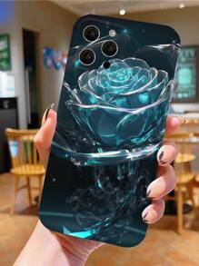 Rose Pattern Phone Case - Multicolor - View 1