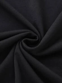 SHEIN Unity Mommy And Me Matching Outfits (2 Pieces Are Sold Separately) - Black - View 6