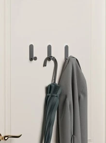 QYeah 1pc Punch-free Wall Hook - Black - View 6