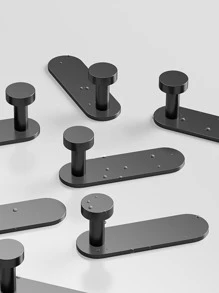 QYeah 1pc Punch-free Wall Hook - Black - View 7