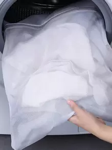 1pc Plain Laundry Bag,Spring,Minimalist,Summer Tops