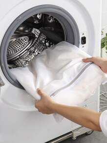 1pc Plain Laundry Bag,Spring,Minimalist,Summer Tops