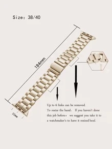 Dây đồng hồ chắc chắn tương thích với Apple Watch - Vàng - Xem 3