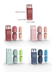 1pair Random Color Earplugs, Soft Sleeping Earplugs For Household, Office, Travel - Multicolor - View 2