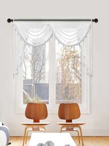 1 hạt trang trí tua rua trang trí cửa sổ đường diềm - trắng - Xem 4