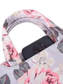 canvas artisan 1 pieza Bolso para ordenador con patrón floral - Multicolor - Ver 6