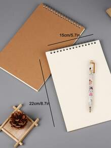 1 cuốn sổ phác thảo màu nước trơn - Nhiều màu - Xem 2