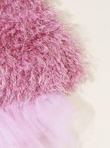 1 chiếc váy lưới trang trí thú cưng - Hồng - Xem 6