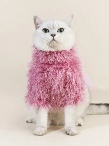 1 chiếc váy lưới trang trí thú cưng - Hồng - Xem 7