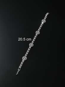 適合女士男士水鑽裝飾扣環手鏈嘻哈鏈條