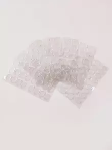 6sheets Transparent Double Side Glue Nail Sticker For Press On Nail Sticky Tabs,Waterproof Breathable False Nail Tips Jelly Adhesive Tabs Nail Glue Super Sticky Fake Nail Glue,Nail Supplies,Nail Tools,Nail Art Tools,Back To School,Nails,Nail Tools For Press On Nails,Manicure Pedicure Tools - Clear - View 4