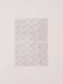 6sheets Transparent Double Side Glue Nail Sticker For Press On Nail Sticky Tabs,Waterproof Breathable False Nail Tips Jelly Adhesive Tabs Nail Glue Super Sticky Fake Nail Glue,Nail Supplies,Nail Tools,Nail Art Tools,Back To School,Nails,Nail Tools For Press On Nails,Manicure Pedicure Tools - Clear - View 5