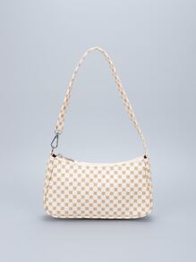 Họa tiết Hình học Cái túi - Màu be - Xem 1